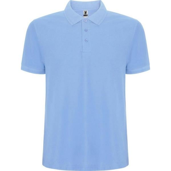 Roly Mens Pegaso Premium Plain Polo Shirt - Sky Blue