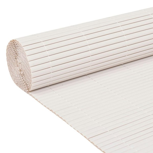 Berkfield Double-Sided Garden Fence 90x500 cm White