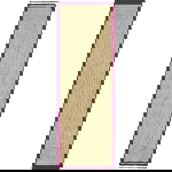 Bordered Raspberry Jute Rug | Natural Home Decor | The Rugs