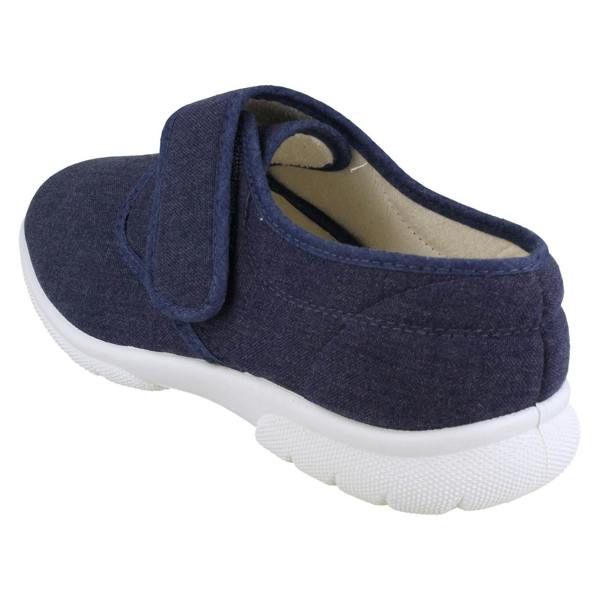 DB Shoes Mens DB Shoes Casual Wide Fit Canvas Shoes CANNOCK