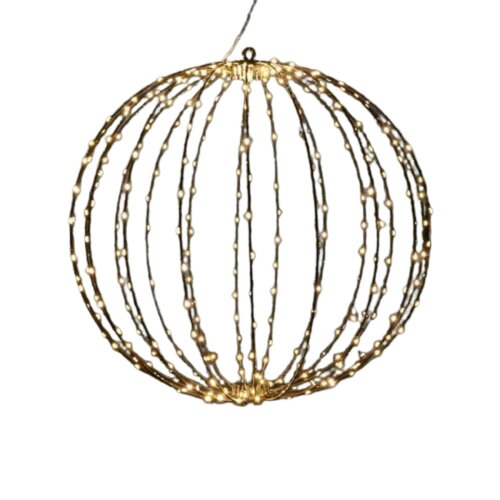 Samuel Alexander 50cm Light up Christmas Twinkle Orb with 360 Warm White LEDs