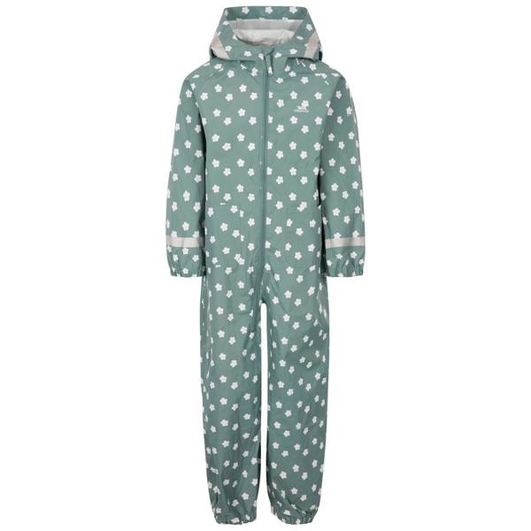 Trespass Childrens/Kids Showery Rain Suit - Teal Mist - 