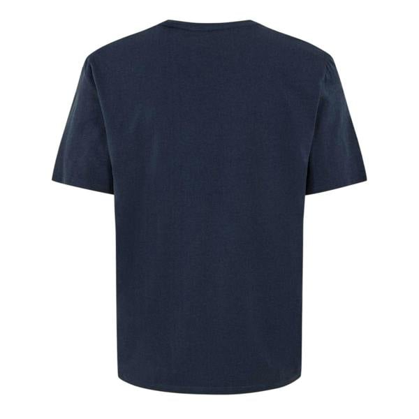 Boss Mens Cotton Crew Neck Regular T-Shirt - Dark Blue - 