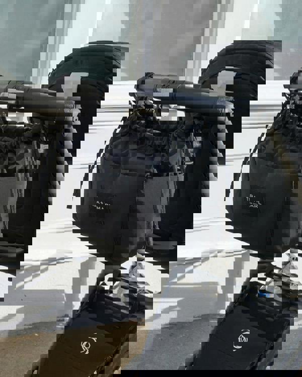 Tiba + Marl Mini Luna Drawstring Stroller Bag Black