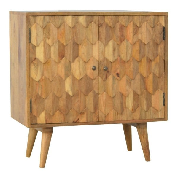 Artisan Furniture Pineapple Carved Cabinet