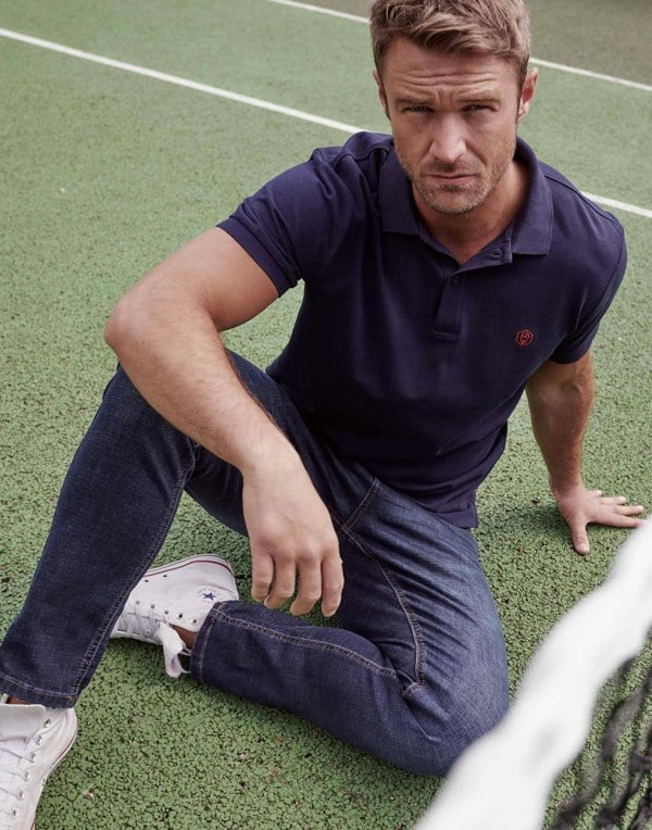 Men's Cotton Polo – French Navy - British Boxers