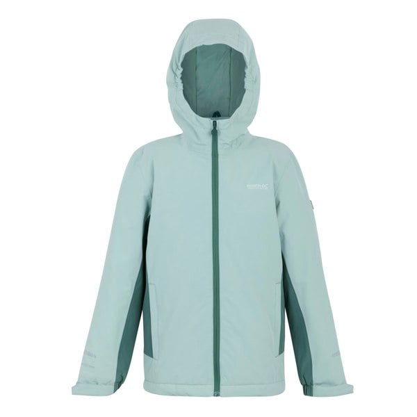 Regatta Childrens/Kids Hurdle Insulated Waterproof Jacket - Green Haze/Spruce Green