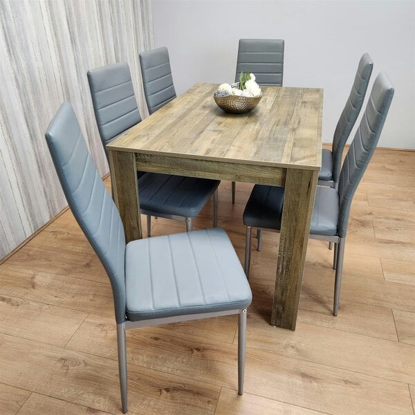 Kosy Koala Dining Table Set with 6 Chairs Dining Room and Kitchen table set of 6