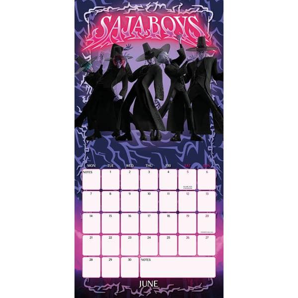 K-Pop Demon Hunters Calendar 2027, Wall Calendars, Month To View, Entertainment, Gift