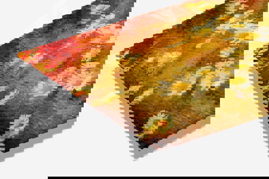 daisy artwork print for home walls