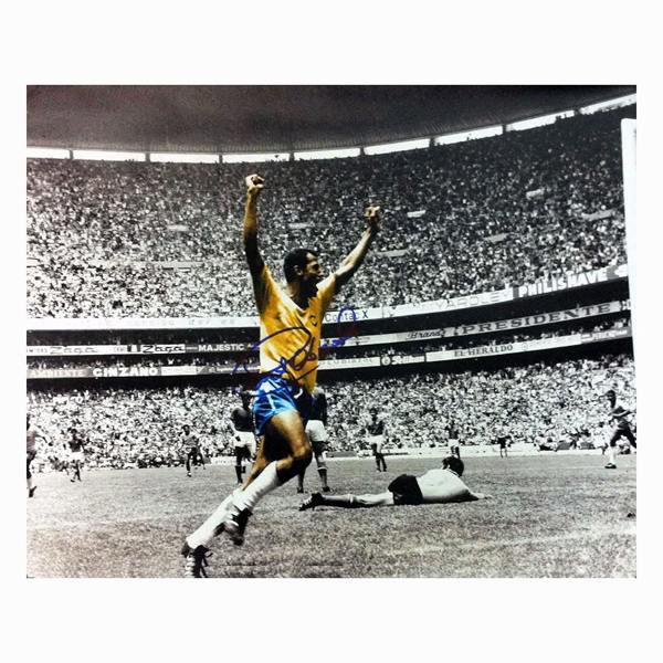 Unbranded Carlos Alberto "Greatest team goal" signed photo — Unframed