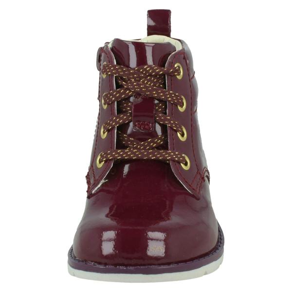 Clarks Girls Clarks Lace Detail Zip Up Ankle Boots Dabi Lace