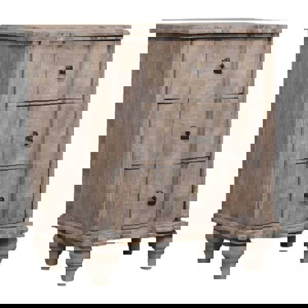 Artisan Furniture Solid Wood Beaumont Curved Nightstand