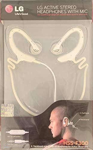 LG HSS-F300 Active Sport Stereo Hands-Free Kit-White