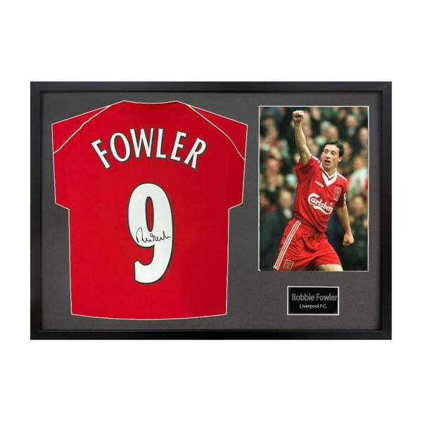 Robbie Fowler Signed Liverpool Shirt Classic Frame