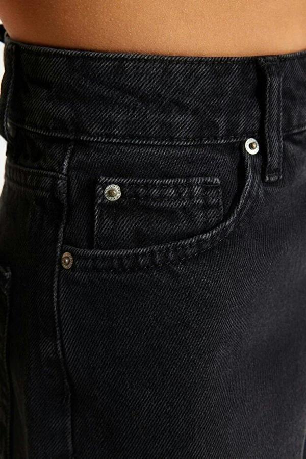 WOVCOR High-Waisted Denim Shorts