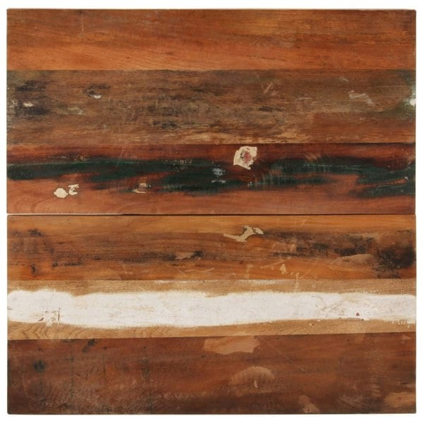 Berkfield Square Table Top 70x70 cm 25-27 mm Solid Reclaimed Wood