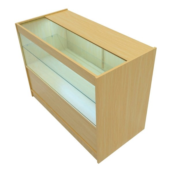 Monstershop LED Retail Shop Counter C1200 - Maple