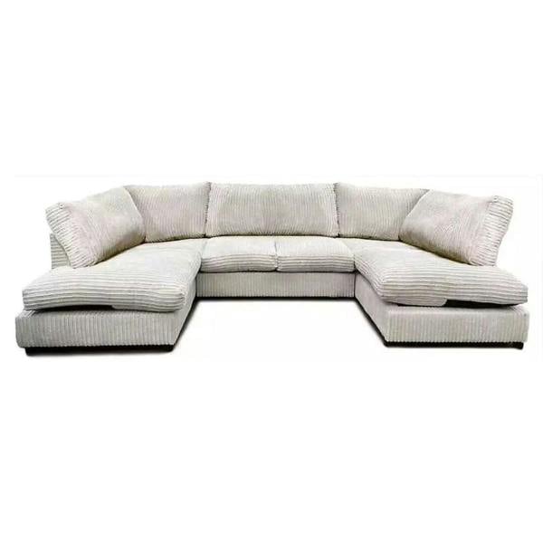 Snug Furniture Preston U Shaped Jumbo Cord Full Back Corner Sofa