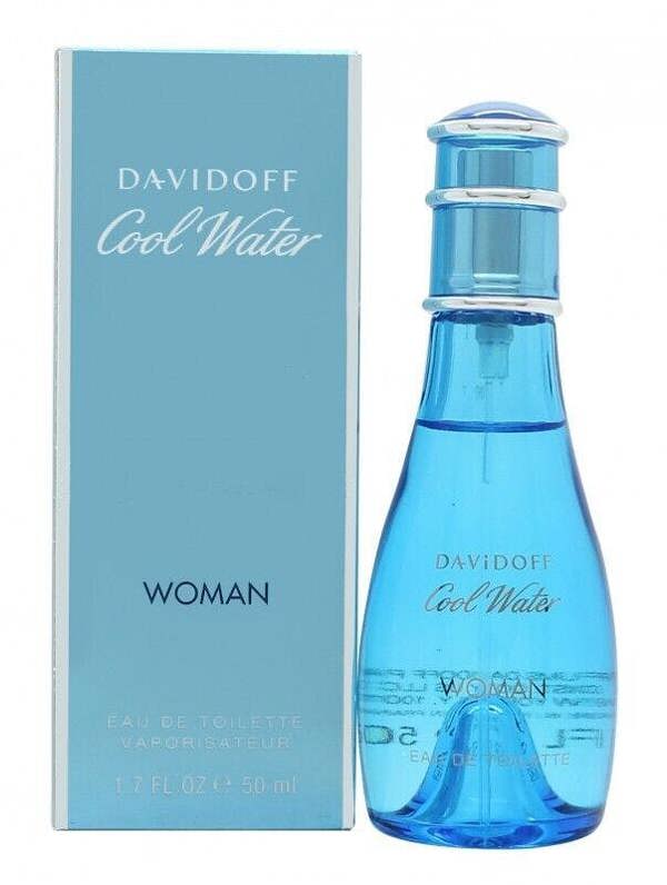 Davidoff Cool Water Woman 50ml Eau De Toilette EDT Spray For Her