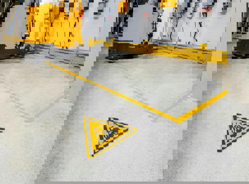 Durable DURALINE STRONG Slip-Resistant Floor Marking Tape | 50mm x 30m | Red