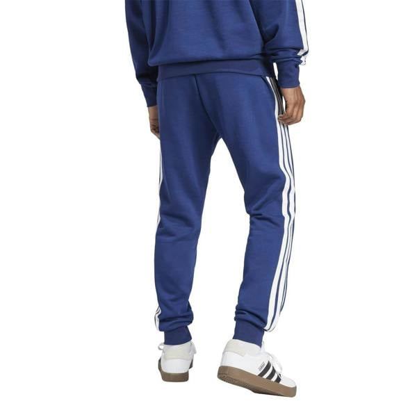 Adidas Mens Essentials Stripe Tapered Joggers - Navy/White - 