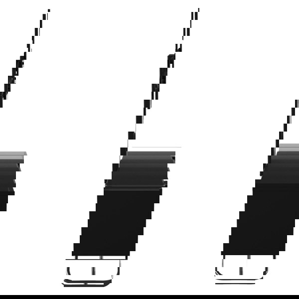 Dorel Home Chromium TV-Stand with 1 Flap Black CRO2-1000BKT-BK