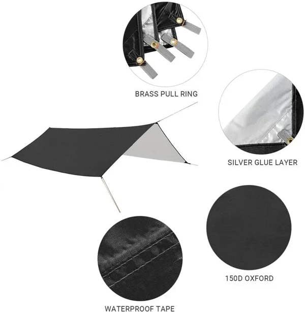 OLPRO Portable Hammock with Canopy & Bug Net