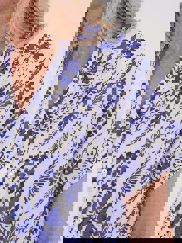 TIGI Delft Print Double Cotton Shirt