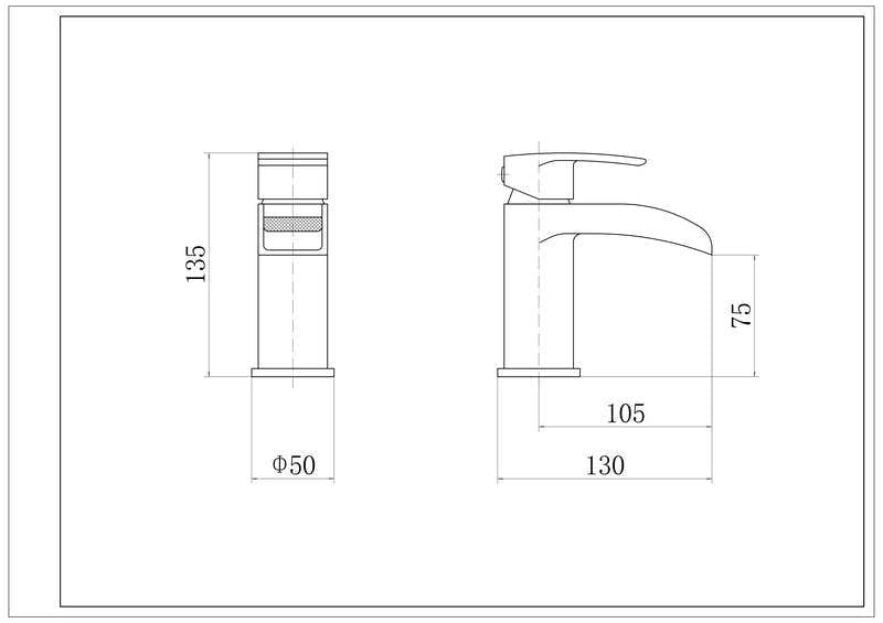 Flode Femund | Mono Basin Mixer Tap | Chrome