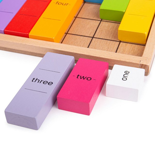 Bigjigs Toys Colourful Wooden Number Bonds Game