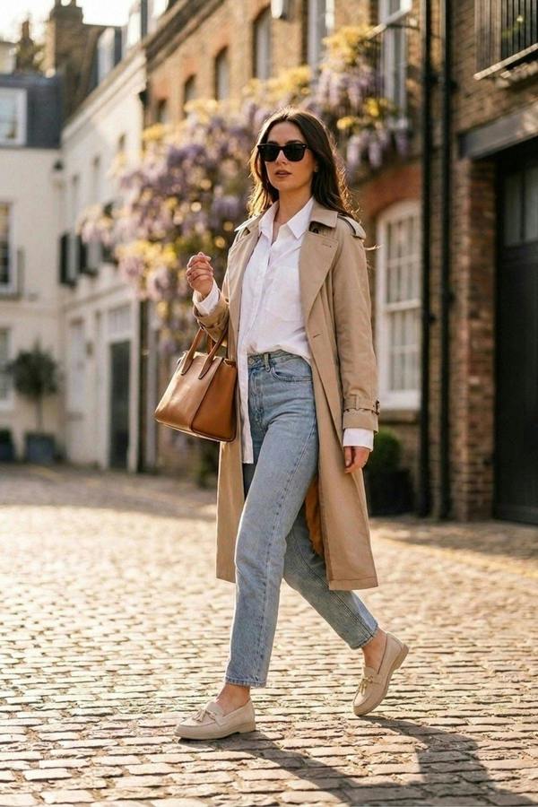 Camille Womens Suede Padlock Charm Loafers - Beige