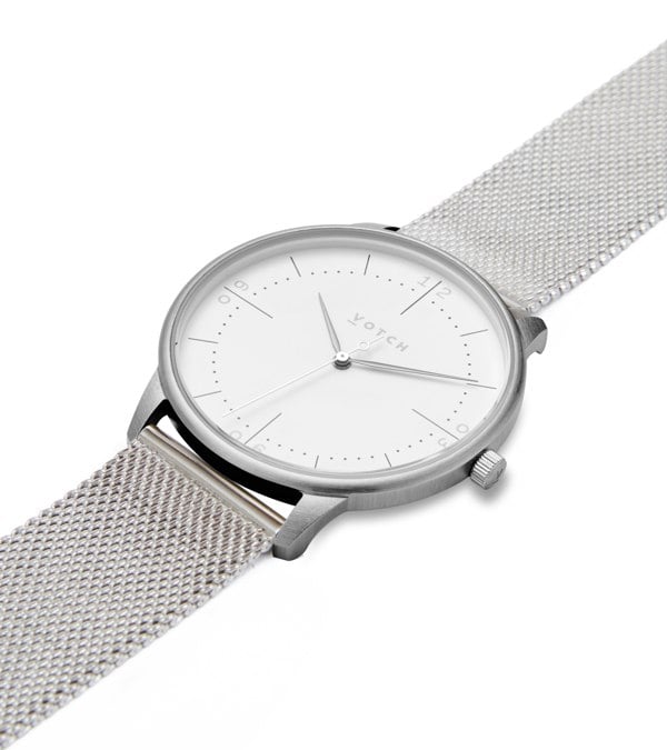 Votch Silver & Silver Watch | Aalto Mesh