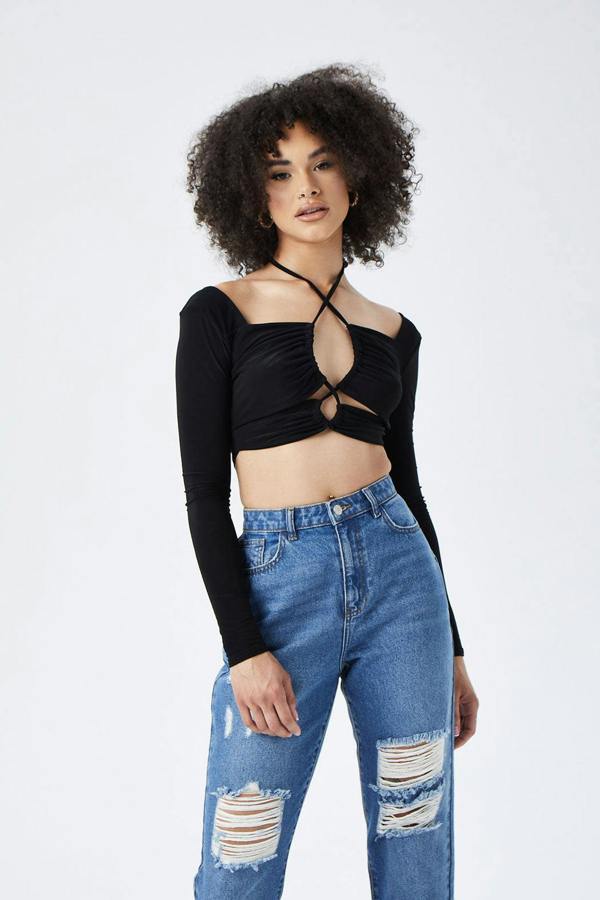 Urban Bliss Cut Out Strappy Top