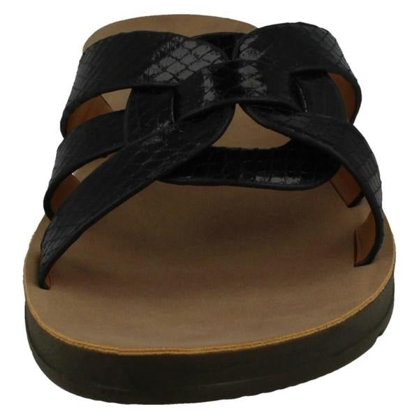 Spot On Ladies Spot On Knot Vamp Mules F00342