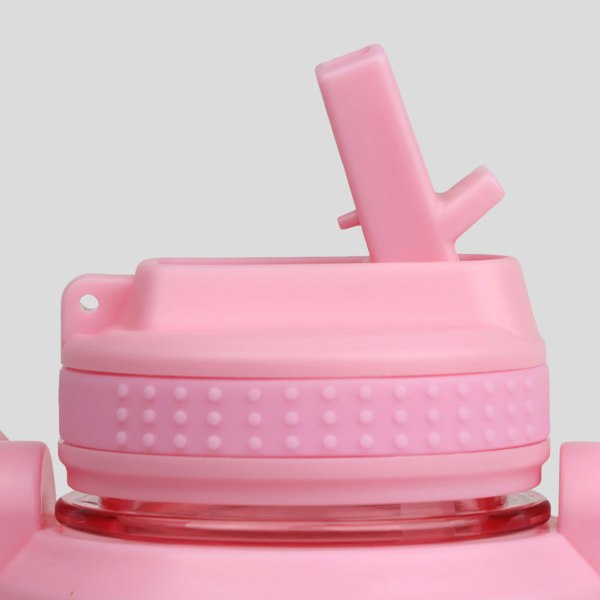 Phoenix Fitness 2L Motivational Water Bottle Pink