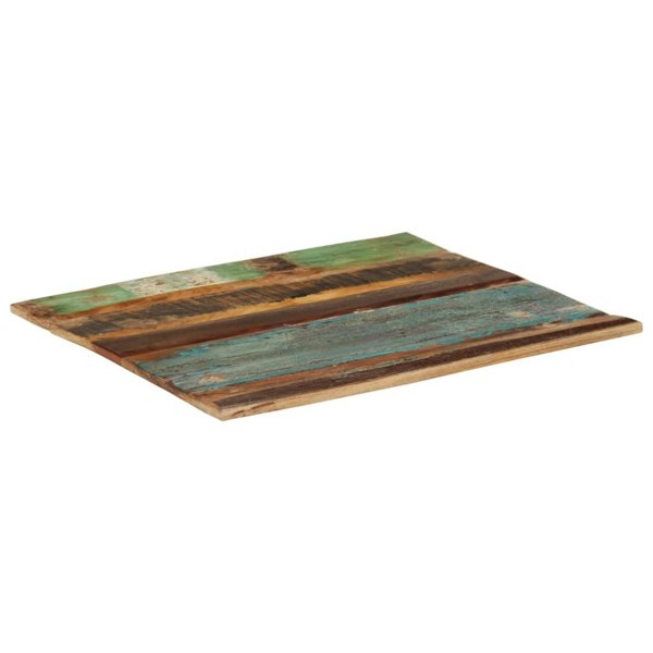 Berkfield Rectangular Table Top 70x80 cm 15-16 mm Solid Reclaimed Wood