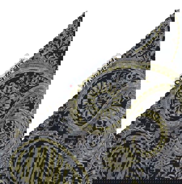 Lambretta Mens Classic Paisley Print Mod Retro Ska Casual Polo