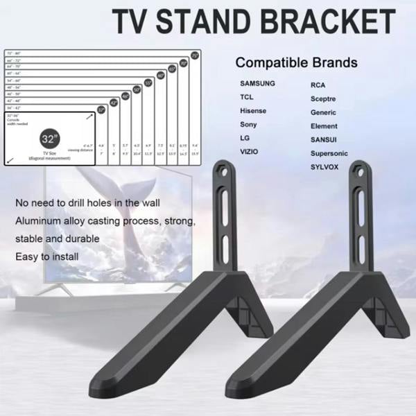 Havendro Universal Table Top TV Stand Pedestal Base Mount Bracket for 32"-65" TV