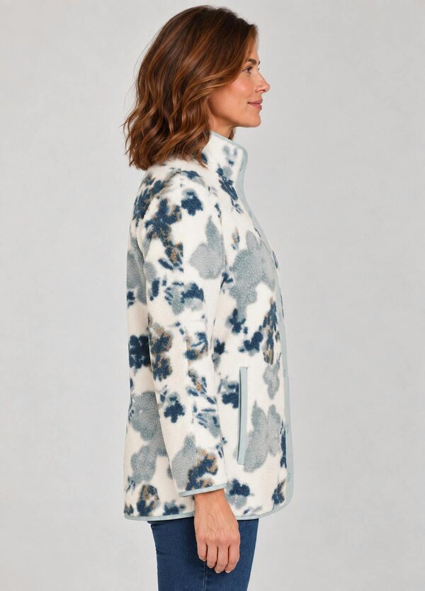 TIGI Soft Floarl Borg Jacket