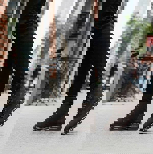 Popps RANGER Mens Desert Boots Dark Brown