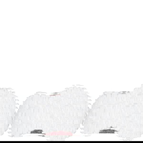 Skechers Gracefull Twisted Fortune Womens Casual Walking Trainers, showing the white textured rubber outsole with geometric pattern and slip-on sneaker design.