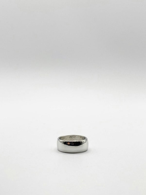 SVNX Chunky Plain Silver Colour Ring