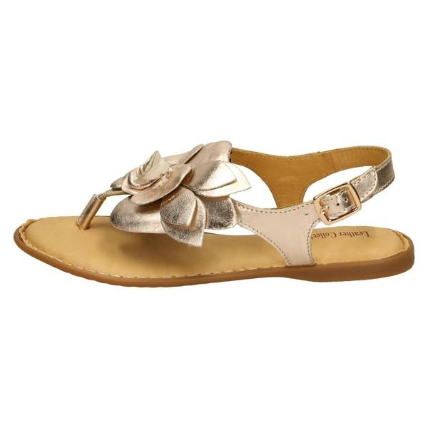 Leather Collection Ladies Leather Collection Toepost Sandals F00207
