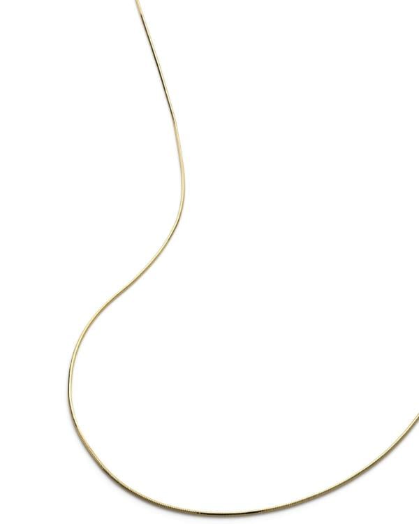 14k Gold Herringbone Necklace - Necklaces - Elk & Bloom