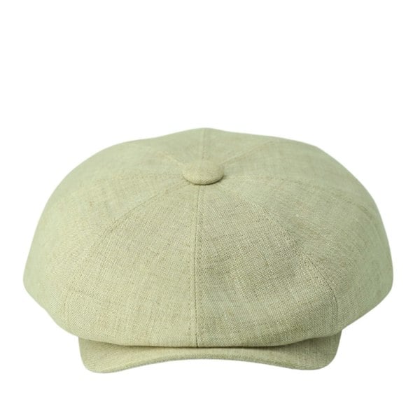 Gamble & Gunn Gosford Baird McNutt Cream Irish Linen Button Top Cap