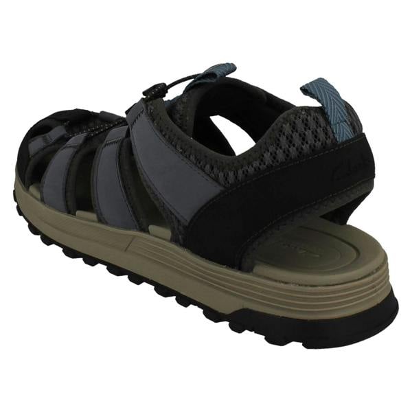 Clarks Mens Clarks Closed-Toe Mimic Grip Sole Sandals ATL Trek Wave