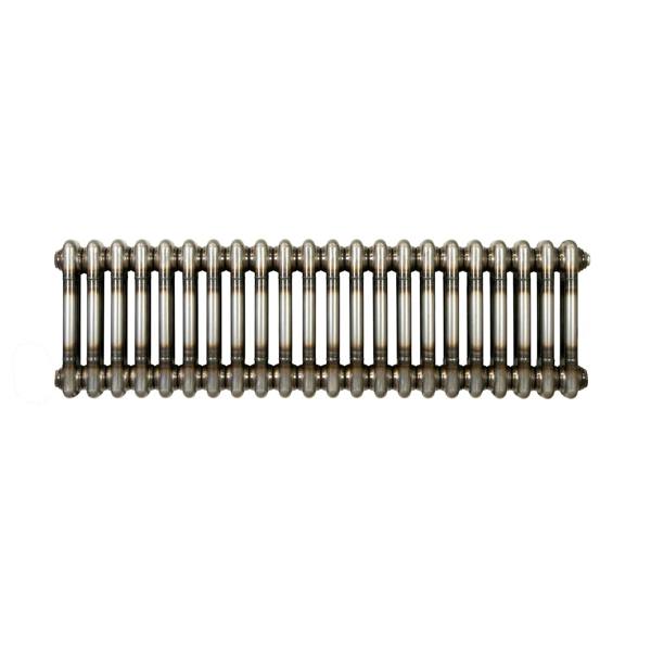 Monstershop Traditional 2 Column Radiator - 300 x 1010mm - Raw Metal
