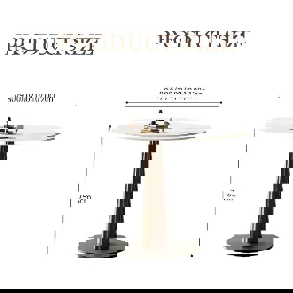 Anderson Small Round Dining Table, Sintered Stone & Solid Wood-Weilai Concept-Weilai Concept