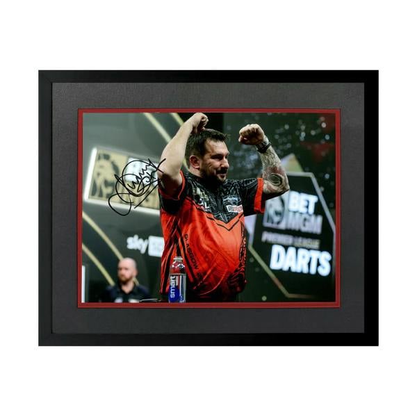 Jonny Clayton Signed 16x12 Image Deluxe Mount Frame #1
